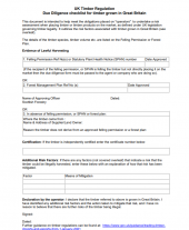 EU Timber Regulation: Due Diligence for UK Grown Timber